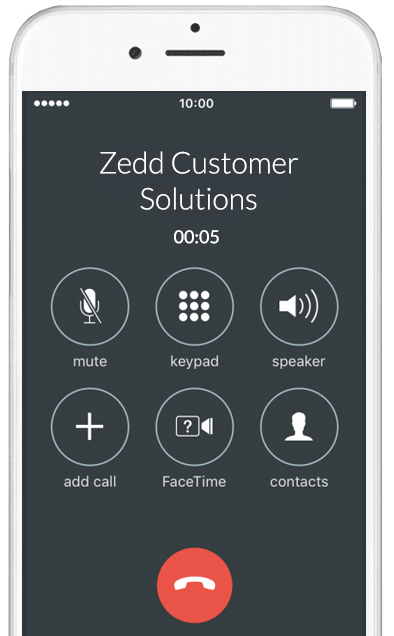 Contact Zedd Customer Solutions